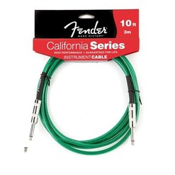 Инструментальный кабель Fender® California Instrument Cable, 10', Surf Green