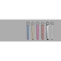 Серебристый корпус для радиомикрофона Shure WA712