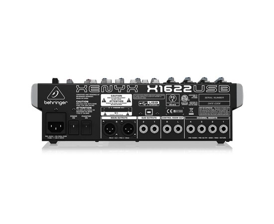 Микшерный пульт Behringer Xenyx X1622USB, изображение 4