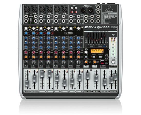 Микшерный пульт Behringer Xenyx QX1222USB, изображение 2