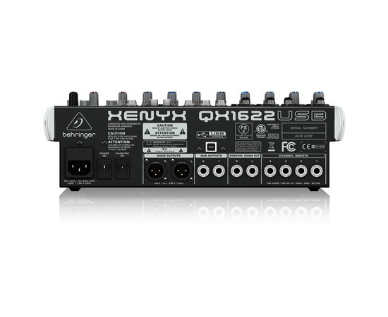 Микшерный пульт Behringer Xenyx QX1622USB, изображение 4