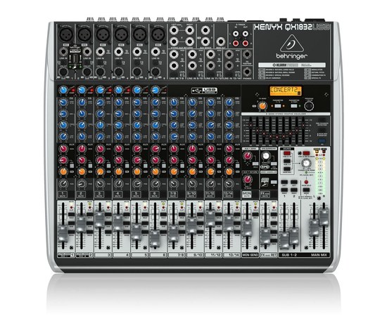 Микшерный пульт Behringer Xenyx QX1832USB, изображение 2