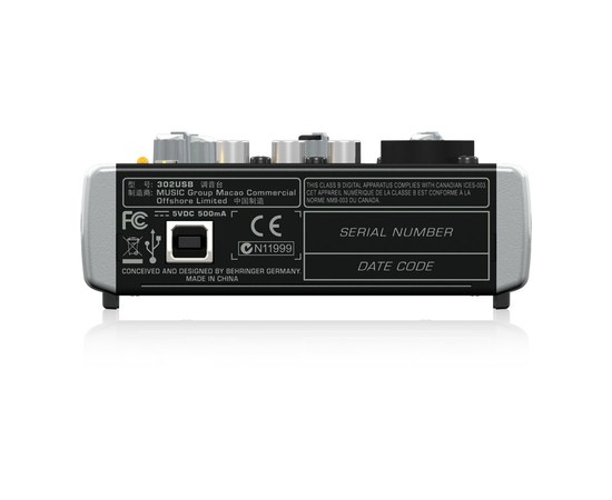 Микшерный пульт Behringer Xenyx 302USB, изображение 2