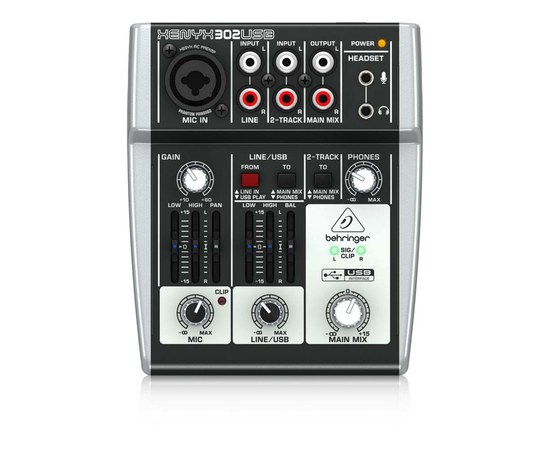 Микшерный пульт Behringer Xenyx 302USB, изображение 4
