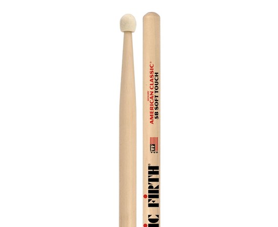 Барабанные палочки Vic Firth 5B SOFT TOUCH HICKORY
