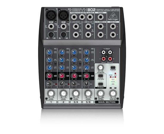 Микшерный пульт Behringer Xenyx 802, изображение 2
