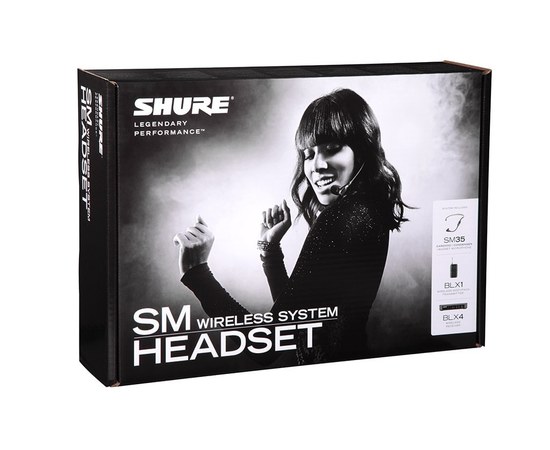 Головная радиосистема Shure BLX14E/SM35-K3E, изображение 2