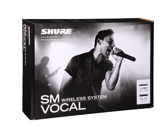 Вокальная радиосистема Shure BLX24E/SM58-K3E, изображение 2