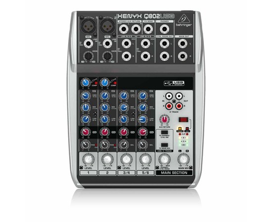 Микшерный пульт Behringer Xenyx Q802USB, изображение 4