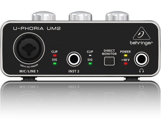 Звуковая карта Behringer U-PHORIA UM2, изображение 2