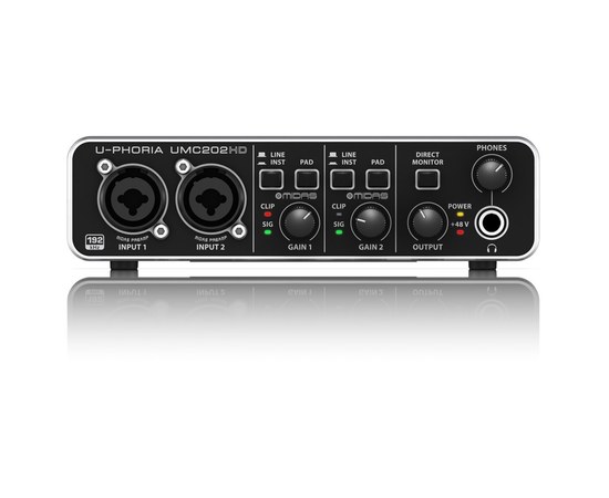 Звуковая карта Behringer U-PHORIA UMC202HD, изображение 2