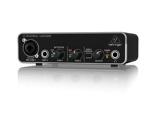 Аудиоинтерфейс BEHRINGER U-PHORIA UMC22, изображение 3