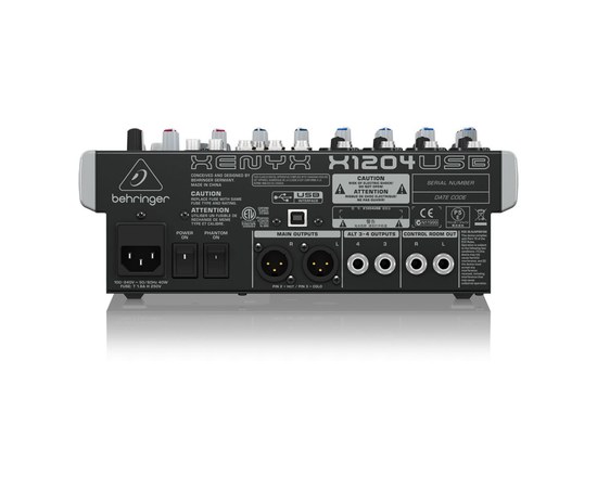 Микшерный пульт Behringer Xenyx X1204USB, изображение 2