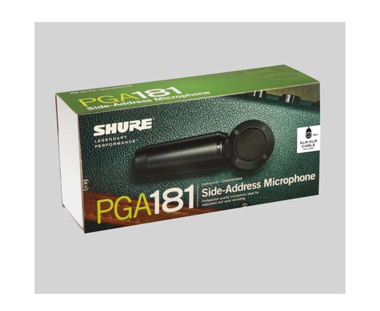 Вокально инструментальный  микрофон с боковой диафрагмой Shure PGA181-XLR, изображение 3
