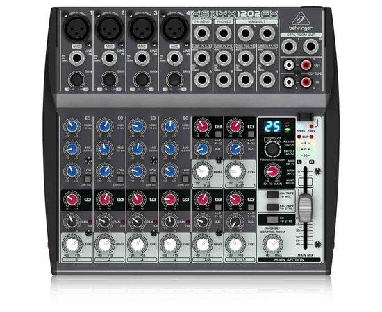 Микшерный пульт Behringer XENYX 1202FX, изображение 2