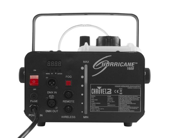 Генератор дыма Chauvet DJ Hurricane1600, изображение 4