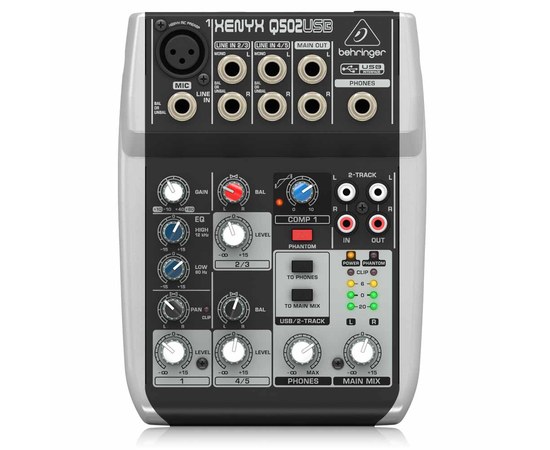 Микшерный пульт Behringer XENYX Q502USB, изображение 2