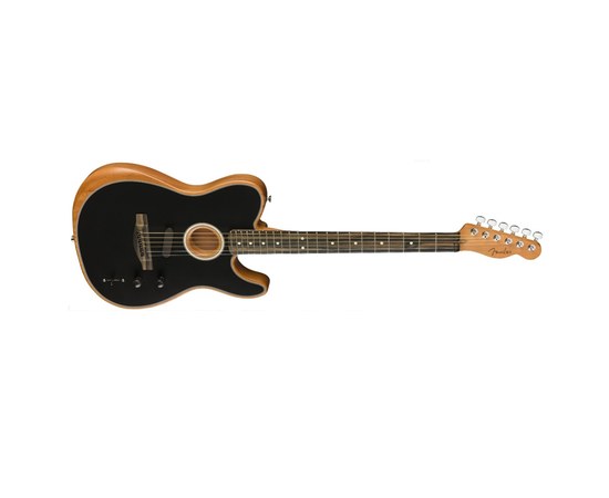 Электроакустическая гитара Fender American Acoustasonic™ Telecaster® Ebony Fingerboard Black, изображение 3