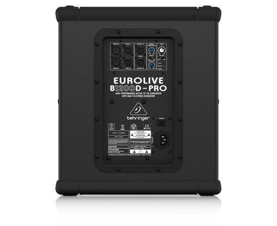 Активный сабвуфер EUROLIVE B1200D-PRO, изображение 2