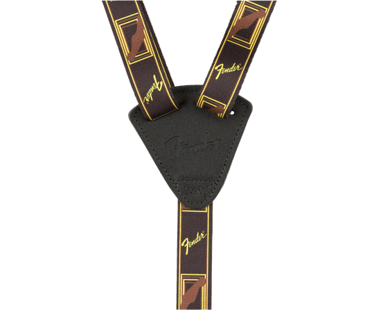 Ремень для укулеле Fender Ukulele Strap Black/Yellow/Brown, изображение 2