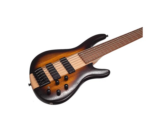 Бас гитара Cort C6 Plus ZBMH OTAB Open Pore Tobacco Burst, изображение 2