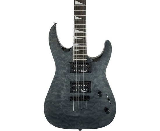 Электрогитара Jackson JS Series Dinky Arch Top JS32TQ DKA Amaranth Fingerboard Transparent Black, изображение 2