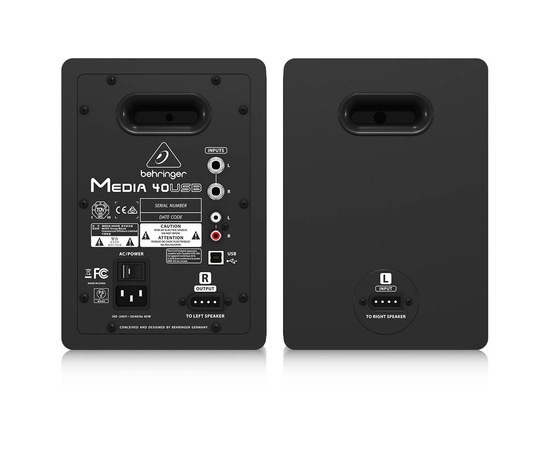 Мультимедийные мониторы Behringer  MEDIA 40USB, изображение 4