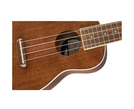 Набор укулеле Fender Seaside Soprano Ukulele Pack Walnut Fingerboard Natural, изображение 4