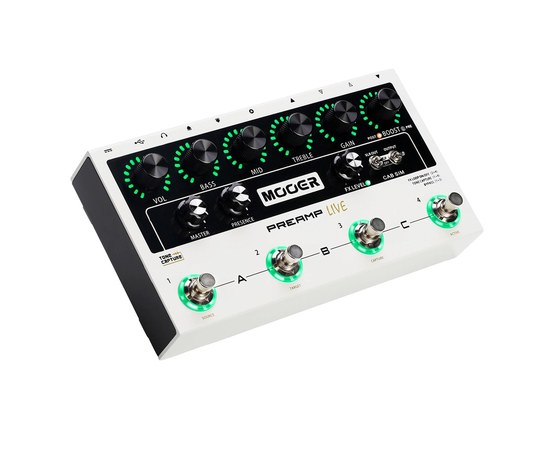 Моделирующий предусилитель Mooer M999 PreAMP Live Digital Pedal, изображение 3