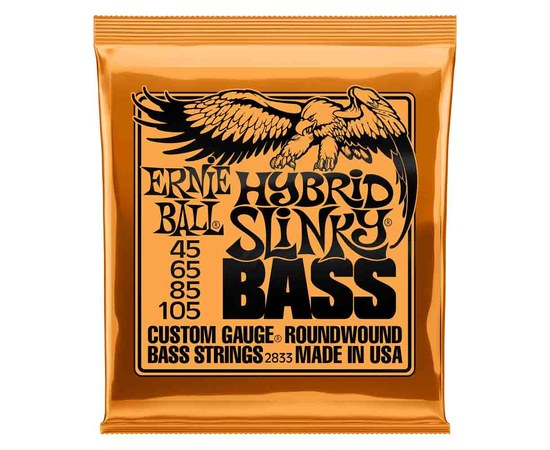 Струны для 4-струнной бас-гитары Ernie Ball 2833 Hybrid Slinky