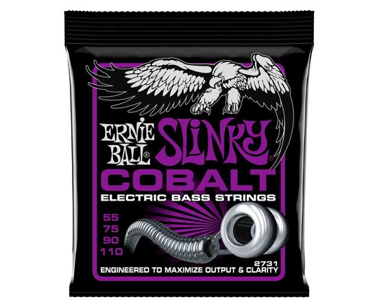 Струны для 4-струнной бас-гитары Ernie Ball 2731 Power Slinky