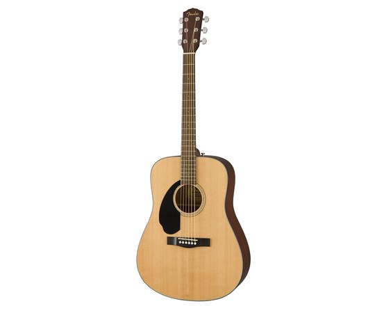 Левосторонняя акустическая гитара Fender CD-60S Left Hand Walnut Fingerboard Natural, изображение 2