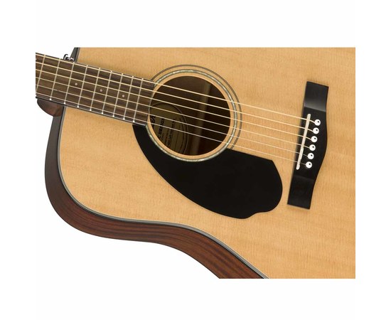 Левосторонняя акустическая гитара Fender CD-60S Left Hand Walnut Fingerboard Natural, изображение 3