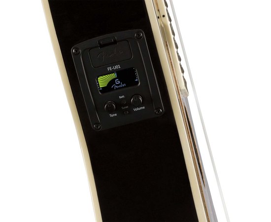 Укулеле Fender Fullerton Strat® Uke Black, изображение 4