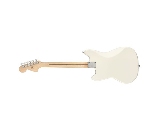 Электрогитара Squier FSR Bullet® Competition Mustang® HH Laurel Fingerboard Arctic White with Black Stripes, изображение 2