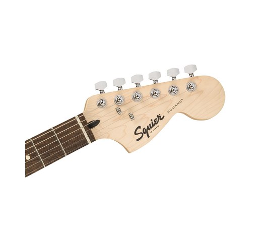 Электрогитара Squier FSR Bullet® Competition Mustang® HH Laurel Fingerboard Arctic White with Black Stripes, изображение 3