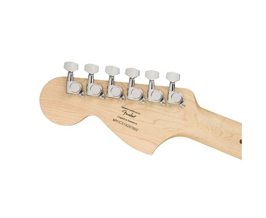 Электрогитара Squier FSR Bullet® Competition Mustang® HH Laurel Fingerboard Arctic White with Black Stripes, изображение 4