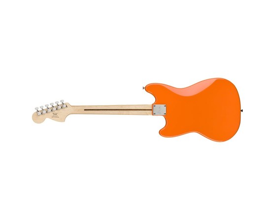 Электрогитара Squier FSR Bullet® Competition Mustang® HH Laurel Fingerboard Competition Orange with Fiesta Red Stripes, изображение 2