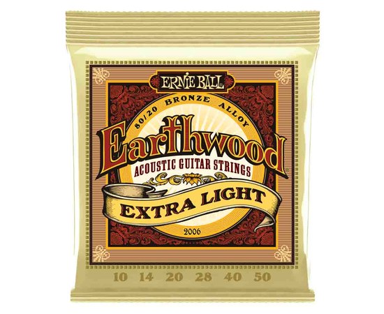Струны для акустической гитары Earthwood Extra Light