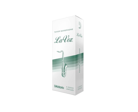 Трости для тенор-саксофона Rico La Voz Tenor Saxophone Reeds Strength Medium Hard 5-Pack