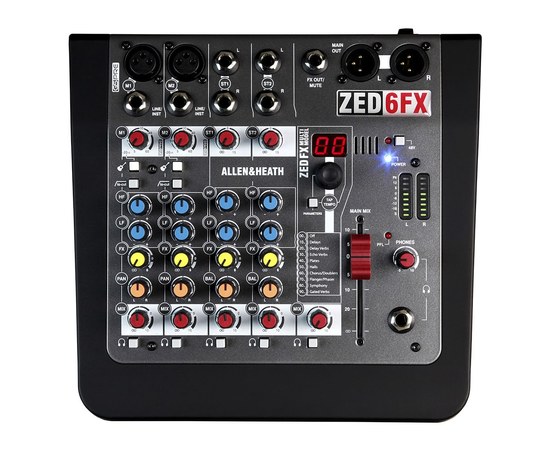 Аналоговый микшерный пульт Allen&Heat ZED 6 FX, изображение 2