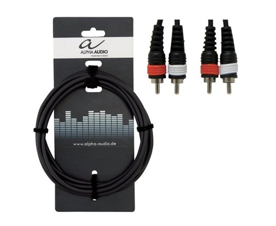 Аудио кабель Gewa Alpha Audio Basic Line Audio Y-Cable 2 RCA - 2 RCA 1.5 м