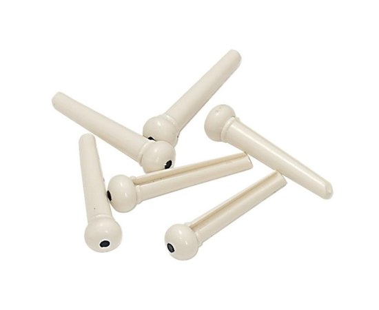 Булавки для классической гитары Gewa Fire&Stone White With Dot