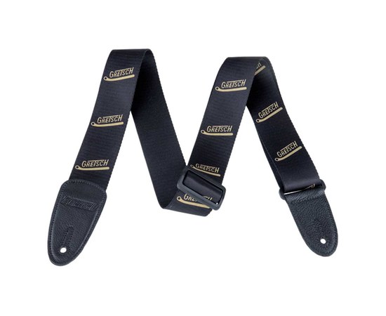 Ремень для гитары Gretsch® Vibrato Arm Pattern Strap Black / Gray