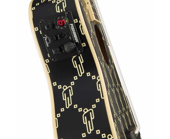 Укулеле Fender Billie Eilish Uke Walnut Fingerboard Black, изображение 4