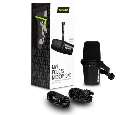 Микрофон для подкастов Shure MV7, изображение 7