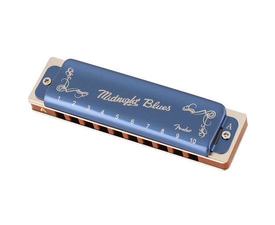 Губная гармошка Fender® Midnight Blues Harmonica A, изображение 2