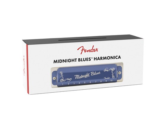 Губная гармошка Fender® Midnight Blues Harmonica A, изображение 3
