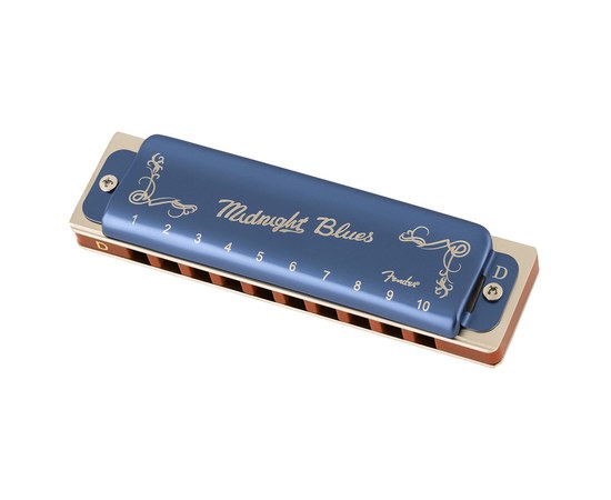 Губная гармошка Fender® Midnight Blues Harmonica D, изображение 2