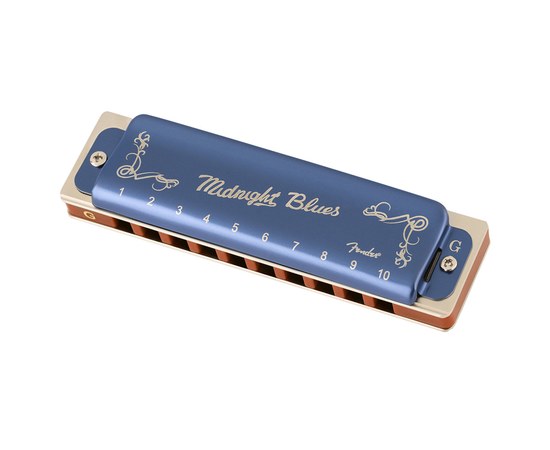 Губная гармошка Fender® Midnight Blues Harmonica G, изображение 2